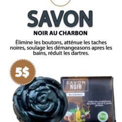 Savon noir au charbon