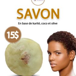 Savon à base de Karité, coco et olive